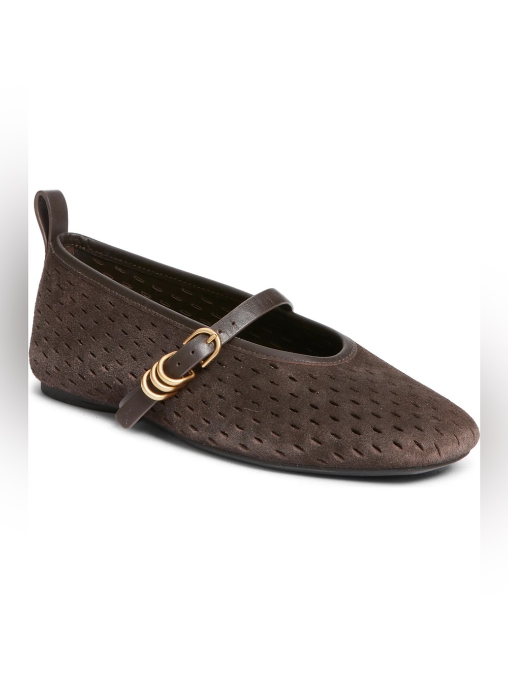 Rag & Bone Spire Perforated Mary Jane Flats - Picture 2 of 6